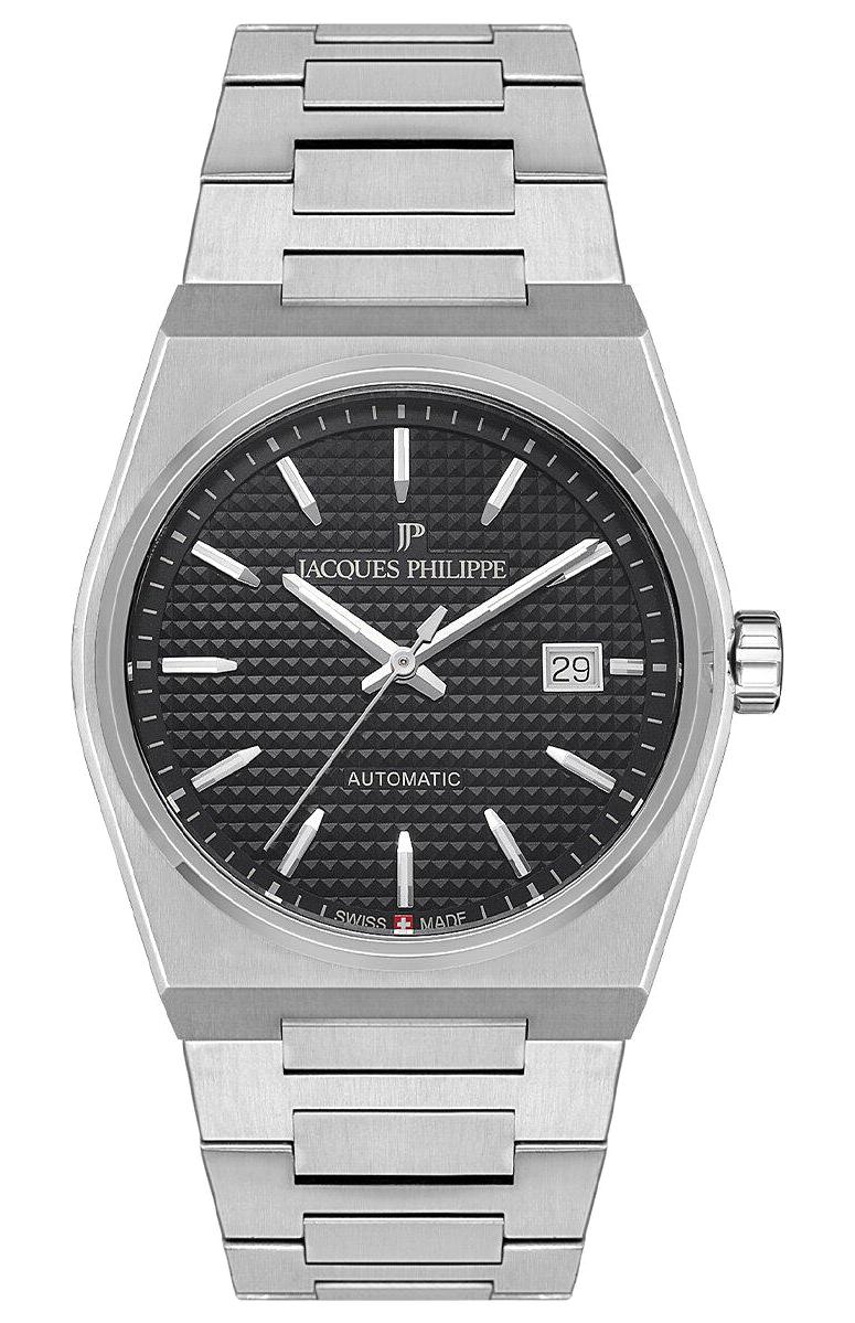 Jacques Philippe JPAGS541316 Takvimli 40 mm Çelik Kordon Analog Erkek Kol Saati