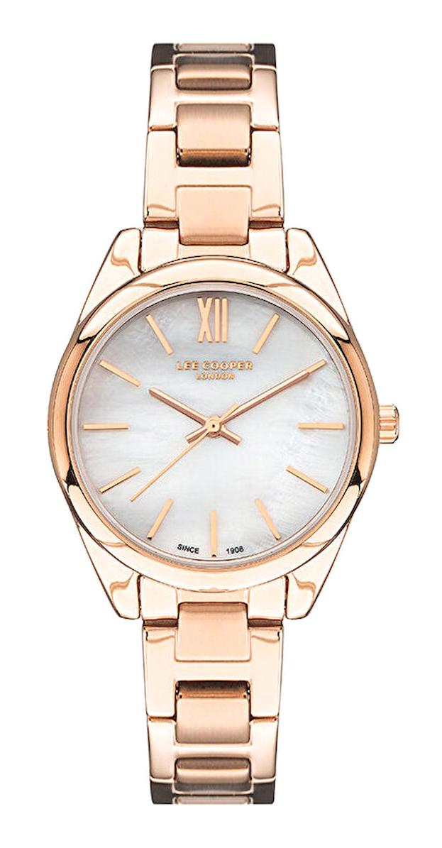 Lee Cooper LC07450.420 Rose Gold Plastik Kordon Analog Kadın Kol Saati