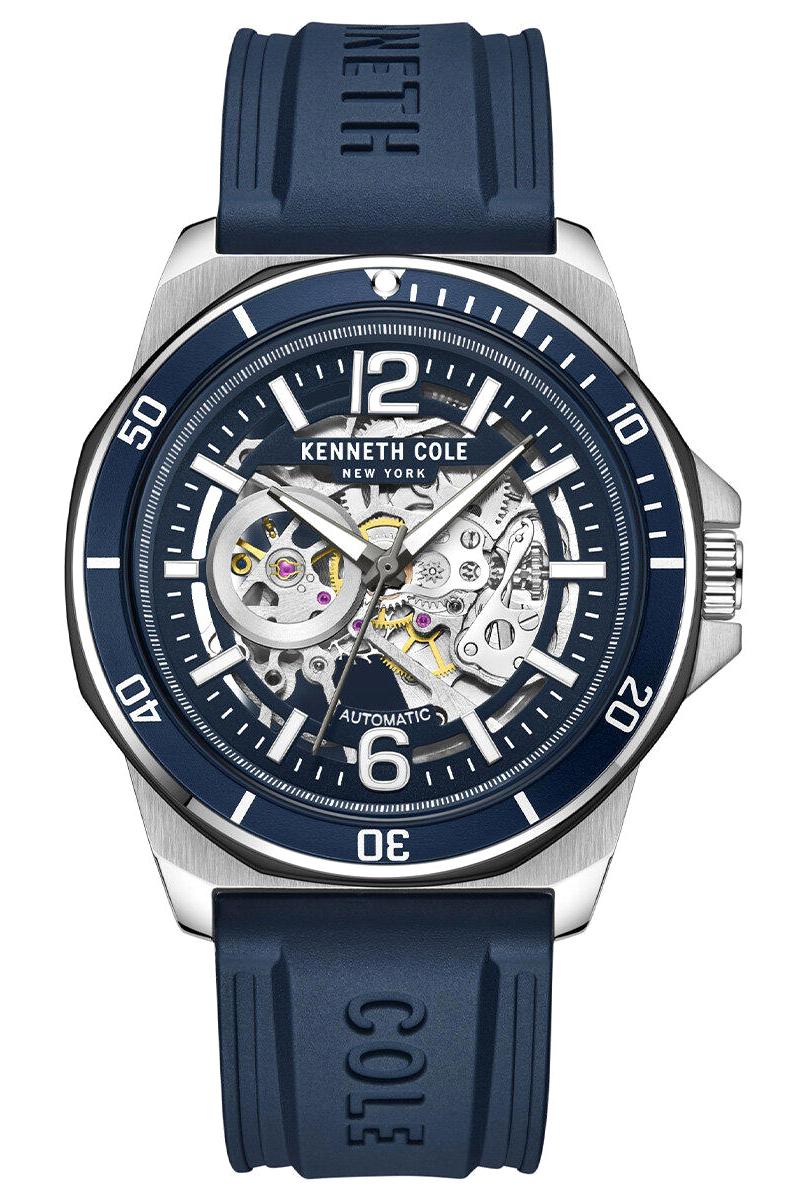 Kenneth Cole KCWGR0013502 Lacivert Silikon Kordon Analog Erkek Kol Saati