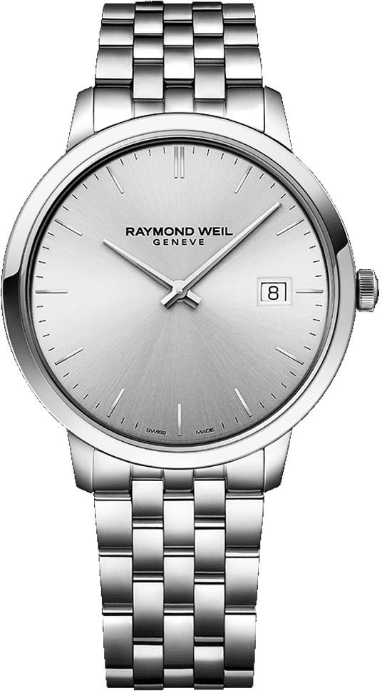 Raymond Weil 5585-ST-65001 Takvimli 42 mm Çelik Kordon Analog Kol Saati
