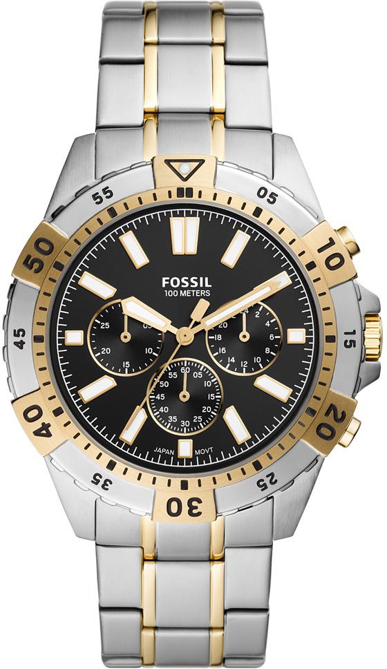 Fossil FS5771 Takvimli 43 mm Altın-Metal Kordon Analog Erkek Kol Saati