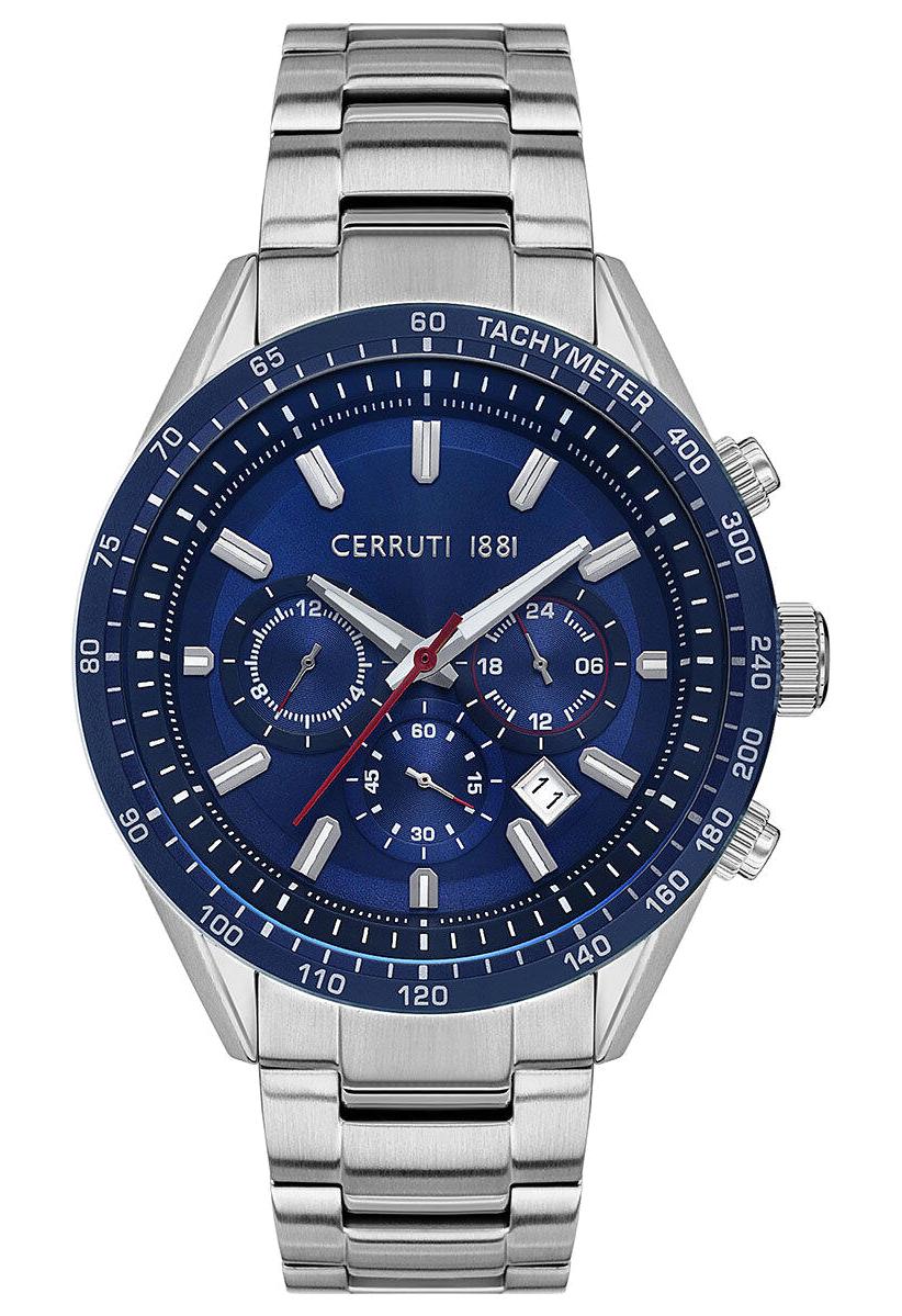Cerruti 1881 CIWGK2230303 Takvimli Çelik Kordon Analog Erkek Kol Saati