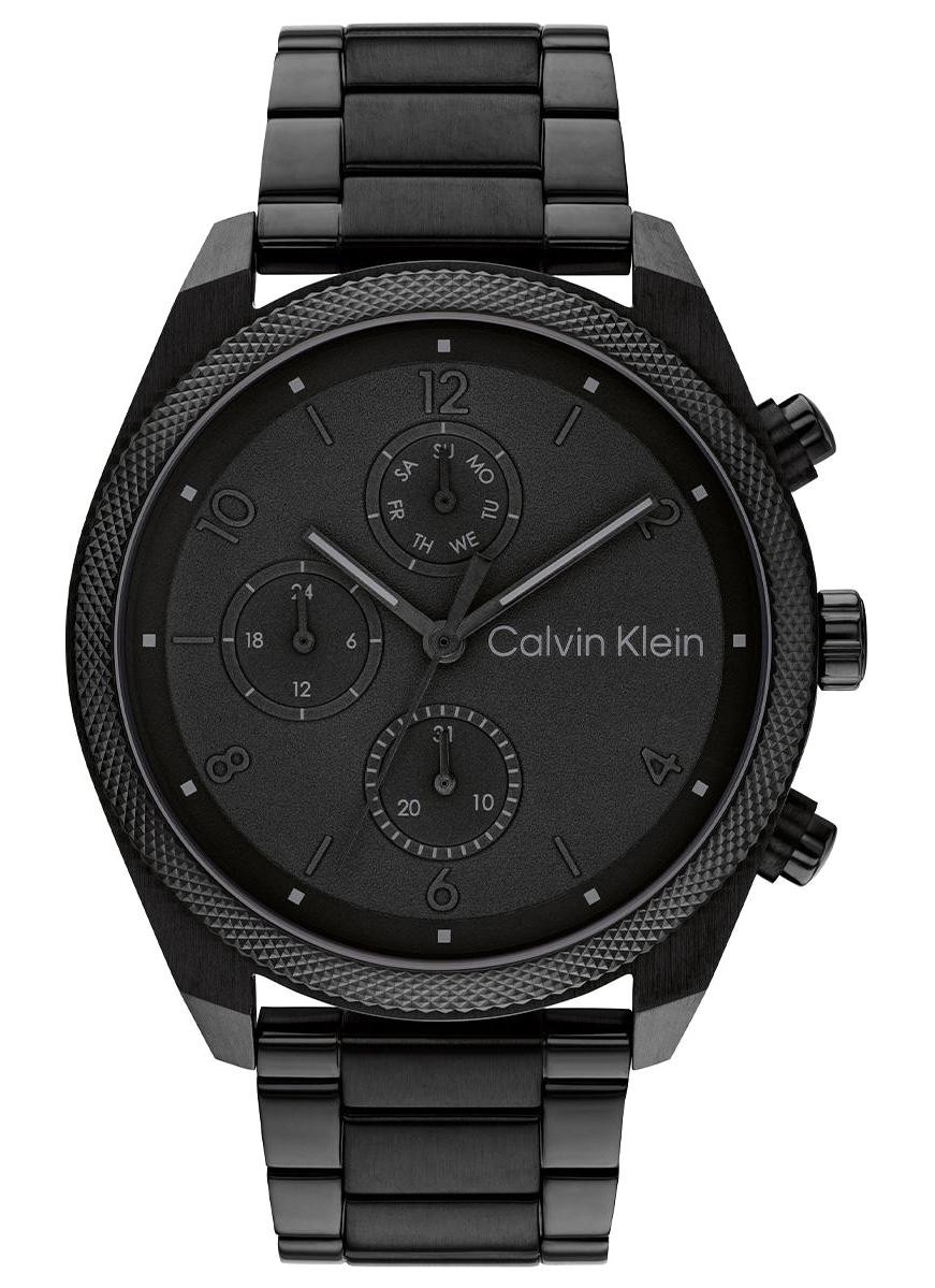Calvin Klein CK25200359 Takvimli 44 mm Siyah Çelik Kordon Analog Erkek Kol Saati