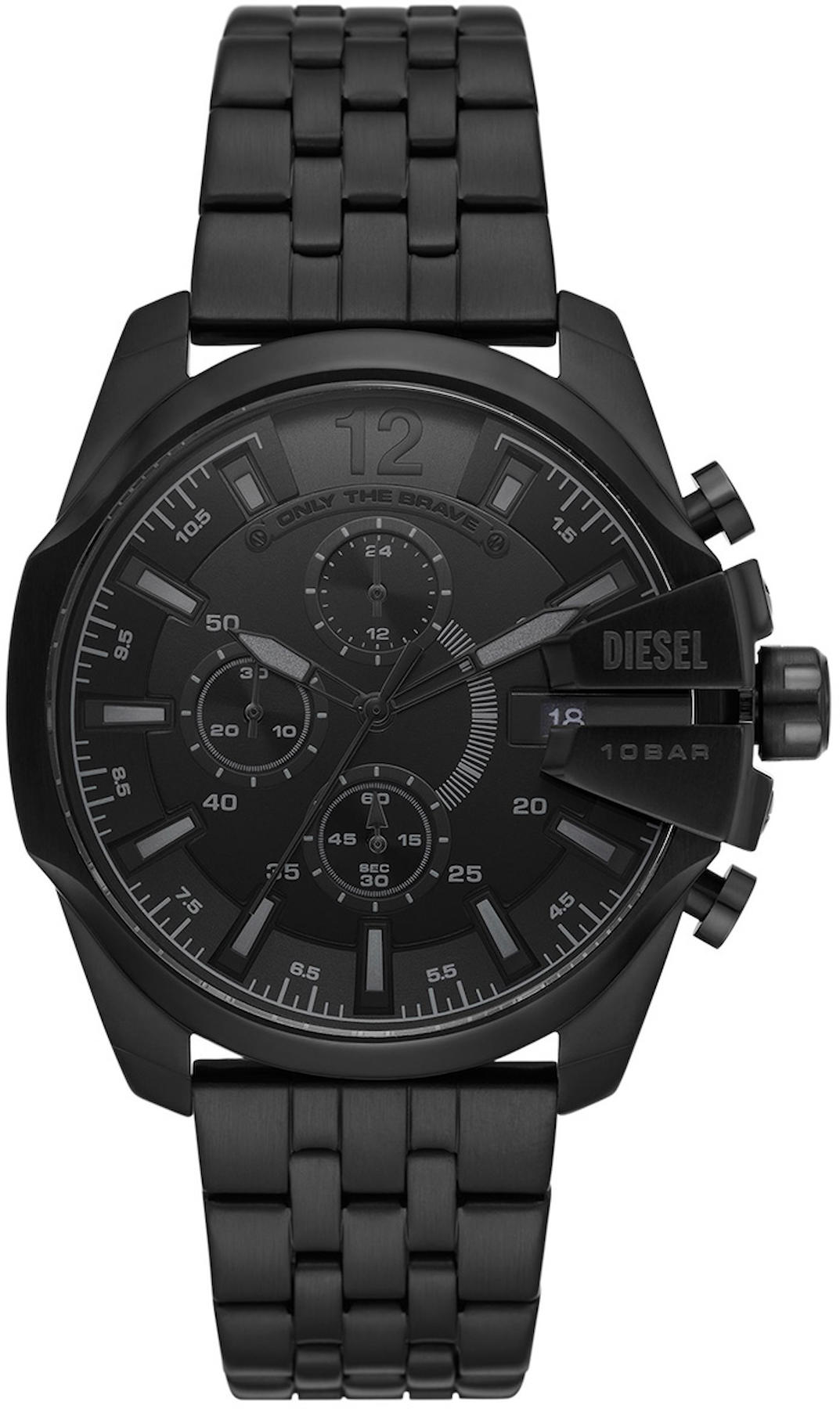 Diesel DZ4617 Takvimli 42 mm Siyah Çelik Kordon Analog Kol Saati