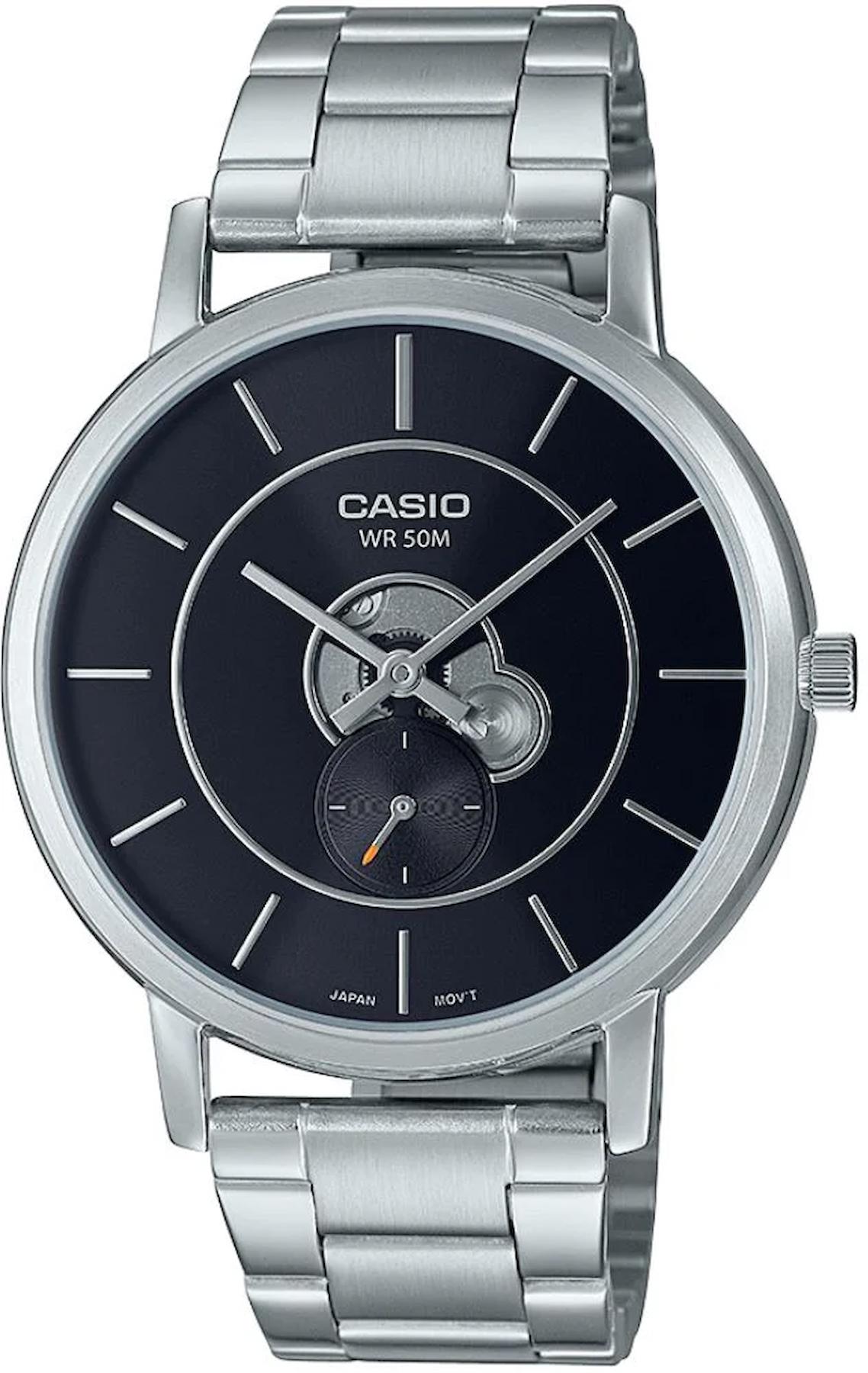 Casio MTP-B130D-1AVDF 41 mm Çelik Kordon Analog Kol Saati