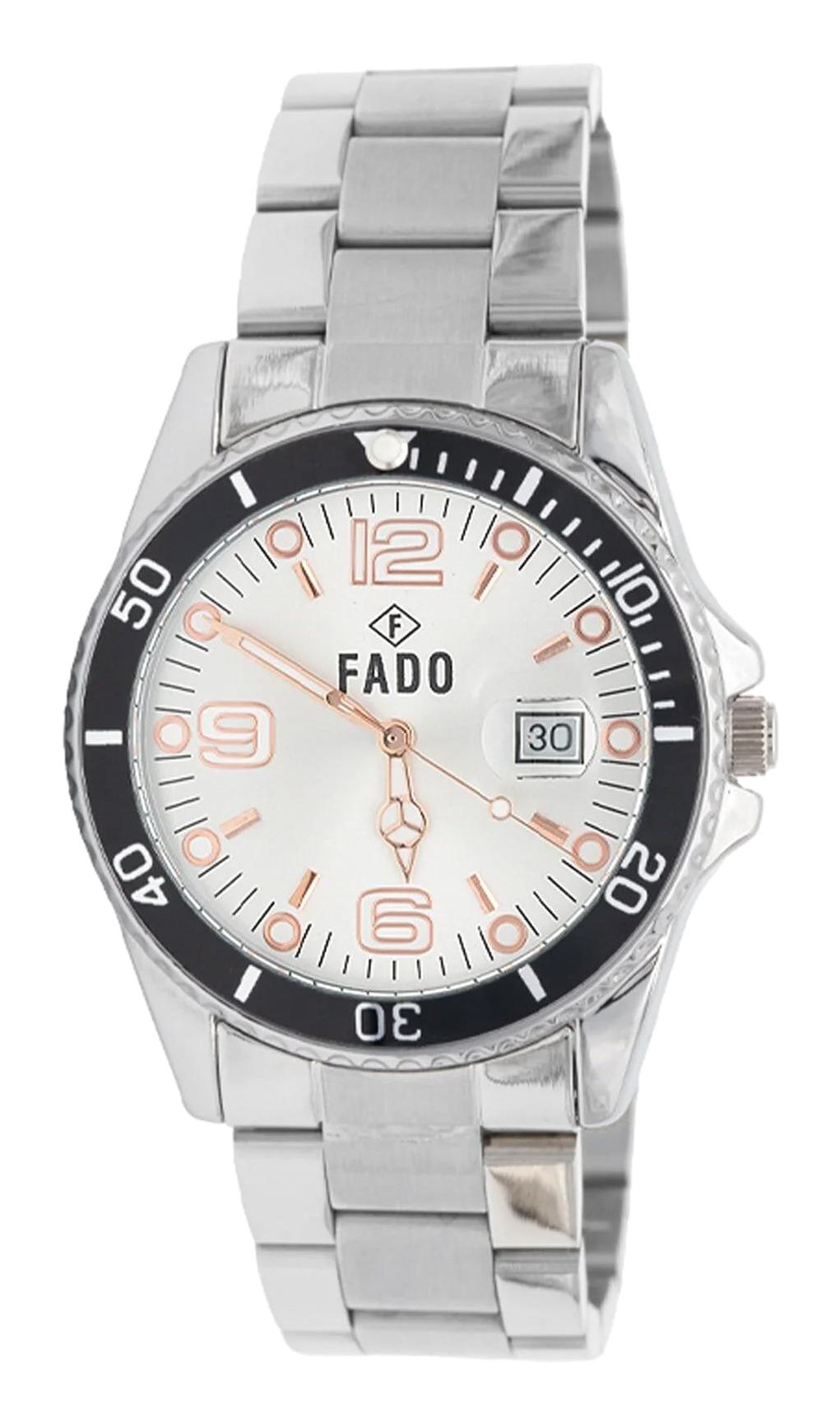 Q&Q RH 0152 Takvimli Gri Kordon Analog Kol Saati