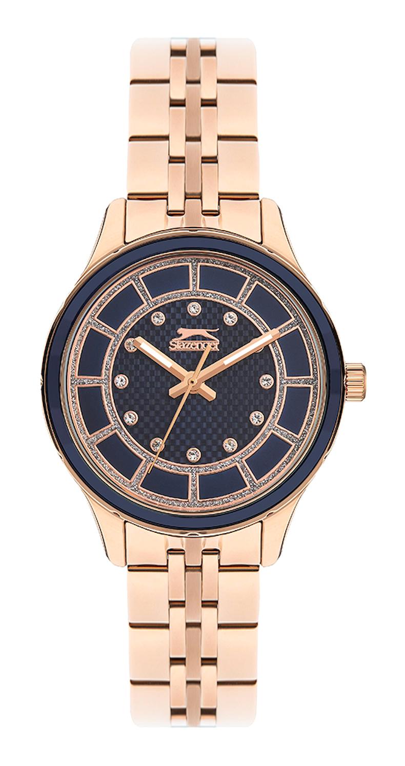 Slazenger SL.09.2295.3.05 Rose Gold Plastik Kordon Analog Kadın Kol Saati