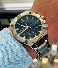 Ferrucci FC.13702FM.02 Takvimli 43 mm Çelik Kordon Analog Erkek Kol Saati