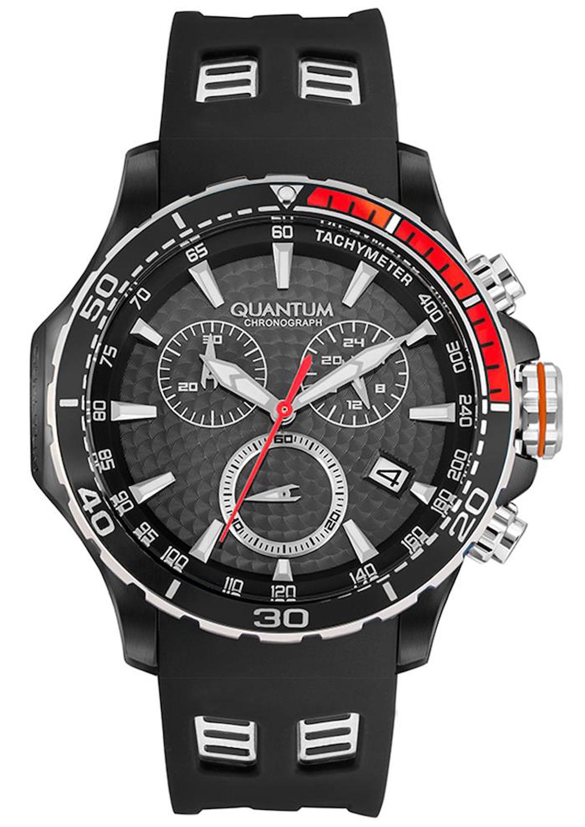 Quantum HNG834.651 Takvimli 44 mm Çelik Kordon Analog Erkek Kol Saati