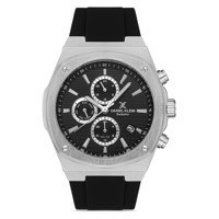 Daniel Klein DKE.1.10426.1 Takvimli 44 mm Siyah Silikon Kordon Analog Erkek Kol Saati