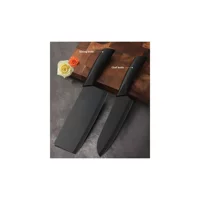 HCK Modern Mutfak Satır Bıçak Set 26.5cm | Koruyucu Kaplı Siyah Modern Mutfak Set