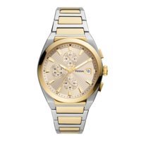 Fossil FS5796 Takvimli 42 mm Altın-Çelik Kordon Analog Erkek Kol Saati