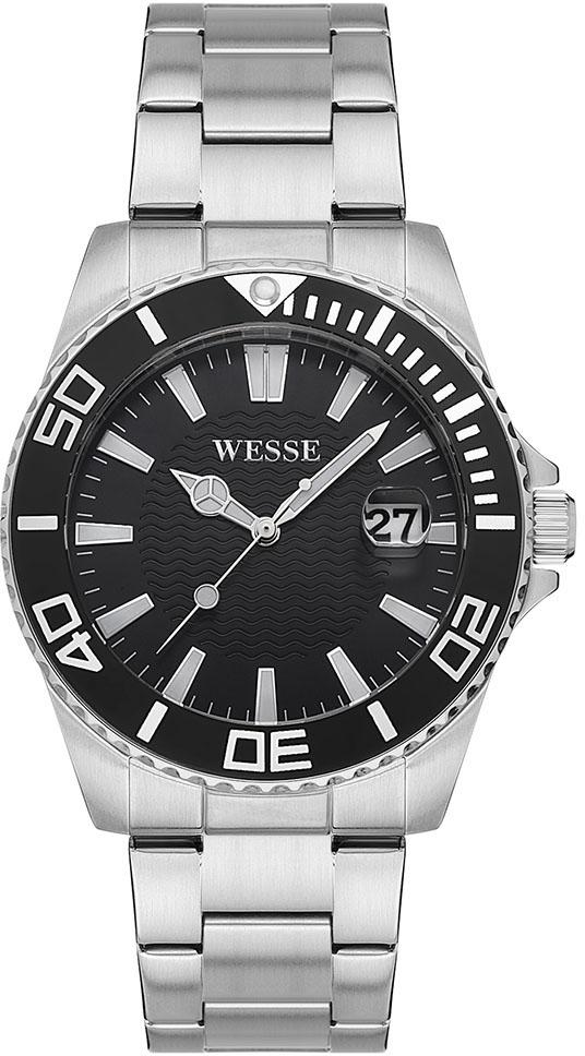 Wesse WWG207101 Takvimli 42 mm Çelik Kordon Analog Erkek Kol Saati