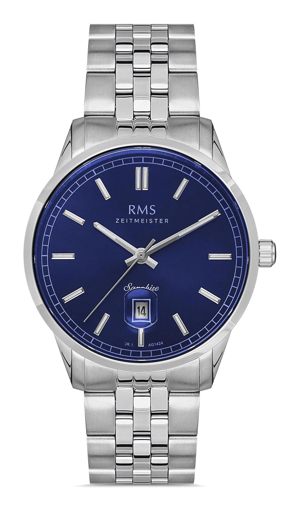 Romanson GR.1.AG1424.05 Takvimli 42 mm Çelik Kordon Analog Erkek Kol Saati