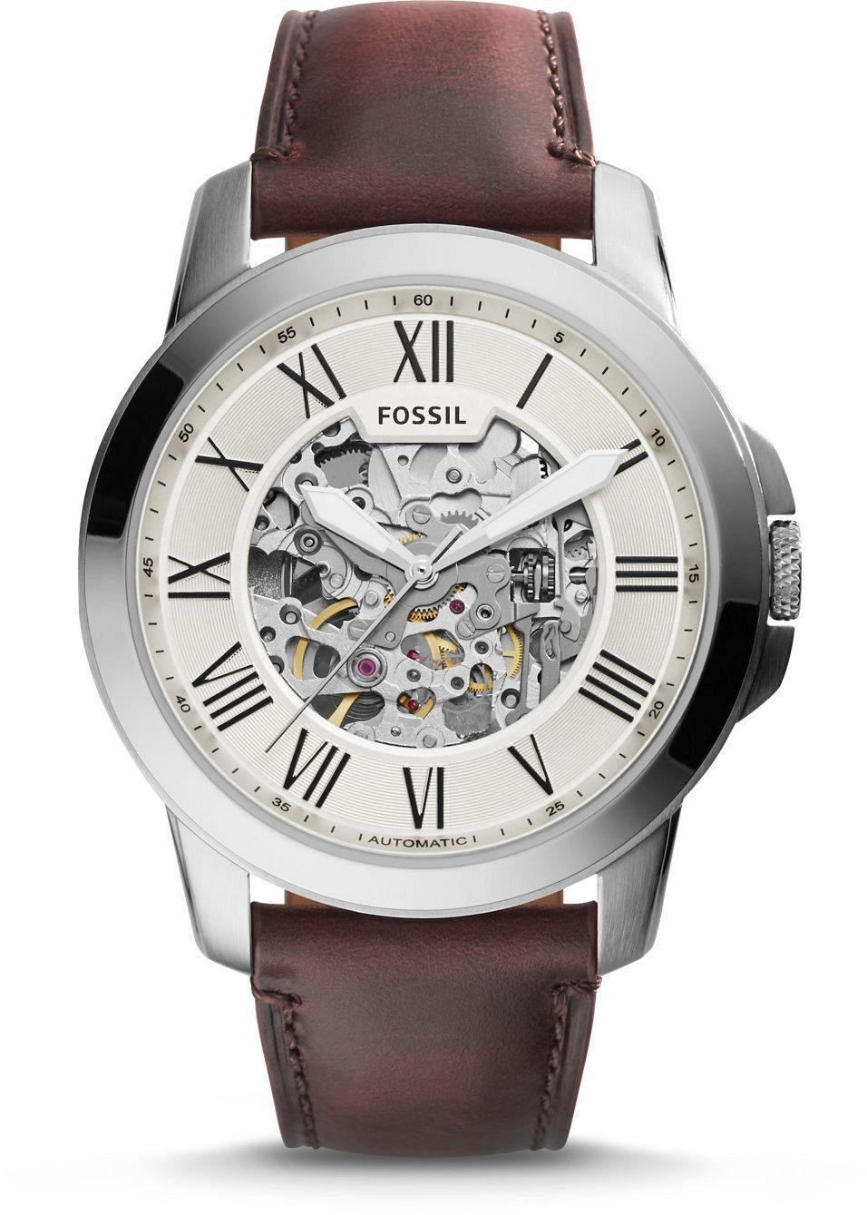 Fossil ME3099 41-45 mm Kahverengi Çelik Kordon Analog Erkek Kol Saati
