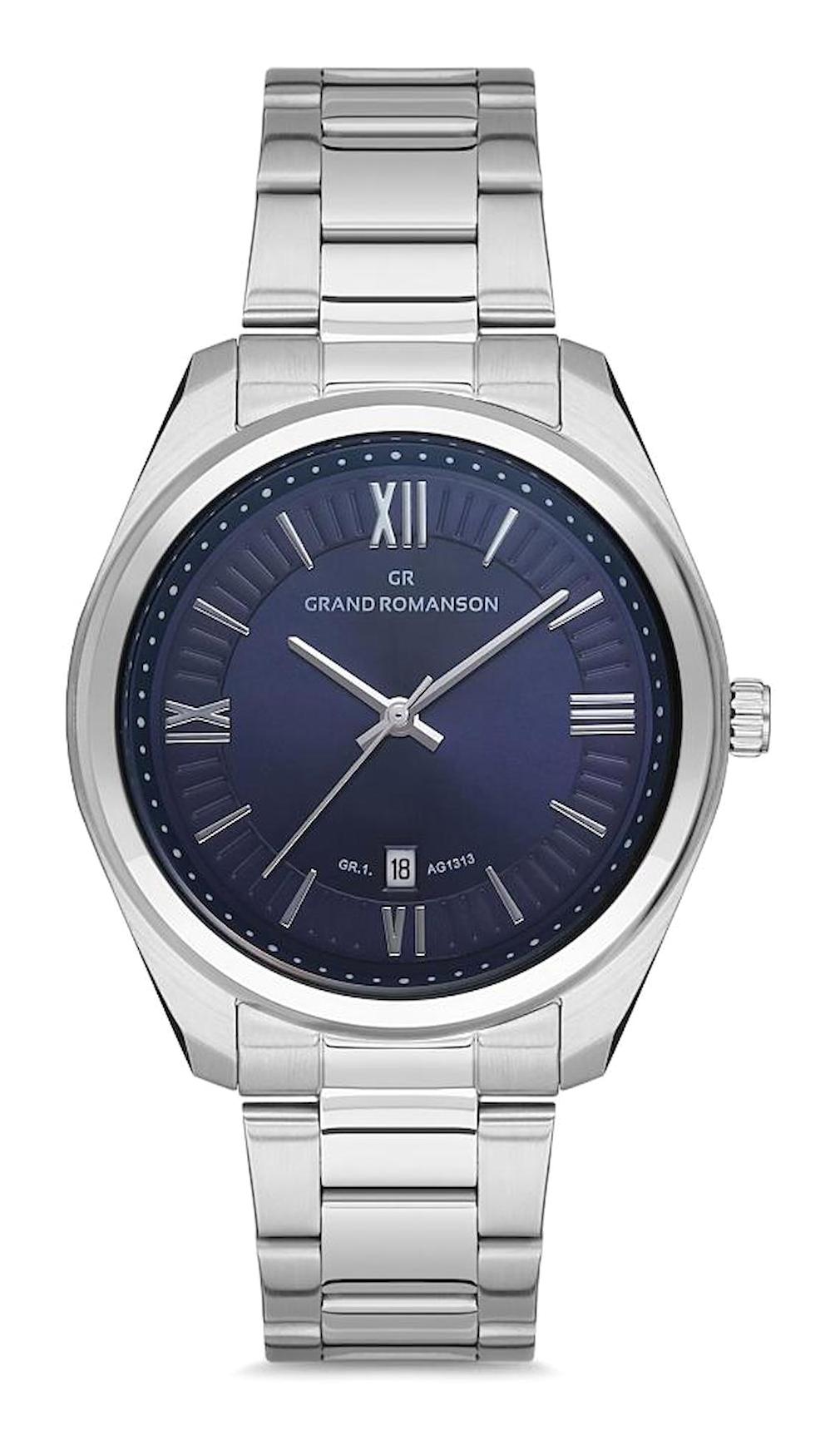 Grand Romanson GR.1.AG1313.12 Takvimli 42 mm Çelik Kordon Analog Erkek Kol Saati