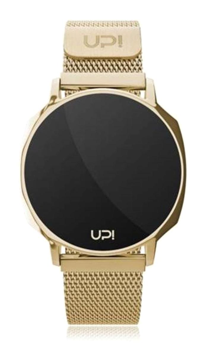 Upwatch XT Takvimli 42 mm Altın Çelik Kordon Analog Erkek Kol Saati