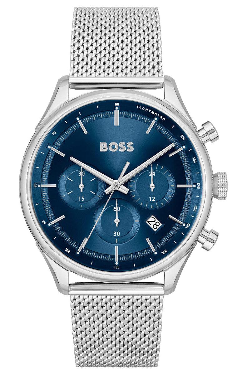 Boss Watches HB1514052 Takvimli 45 mm Çelik Kordon Analog Erkek Kol Saati
