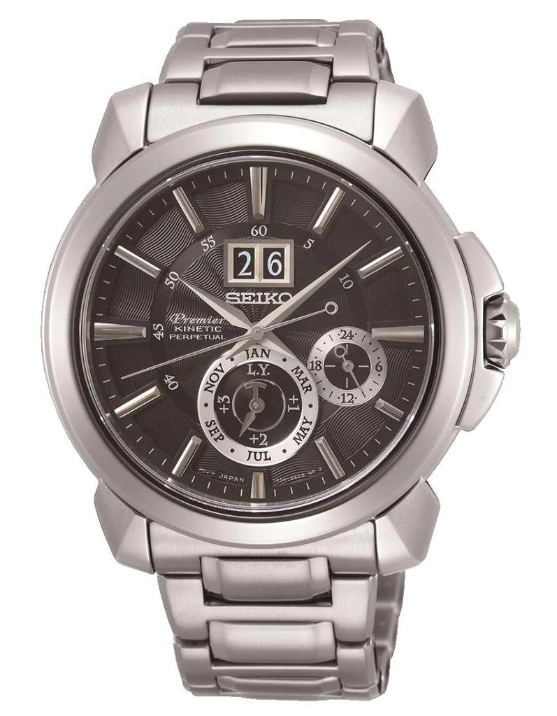 Seiko SNP165P Pusulalı Takvimli 43 mm Çelik Kordon Analog Erkek Kol Saati