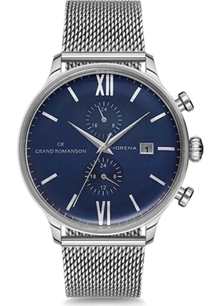 Romanson GR.1.AG1115.06 Takvimli 42 mm Çelik Kordon Analog Erkek Kol Saati