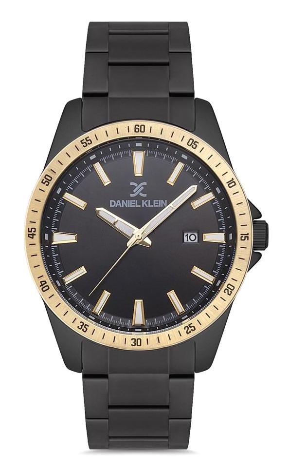 Daniel Klein DK013452C-05 Takvimli Siyah Çelik Kordon Analog Kol Saati