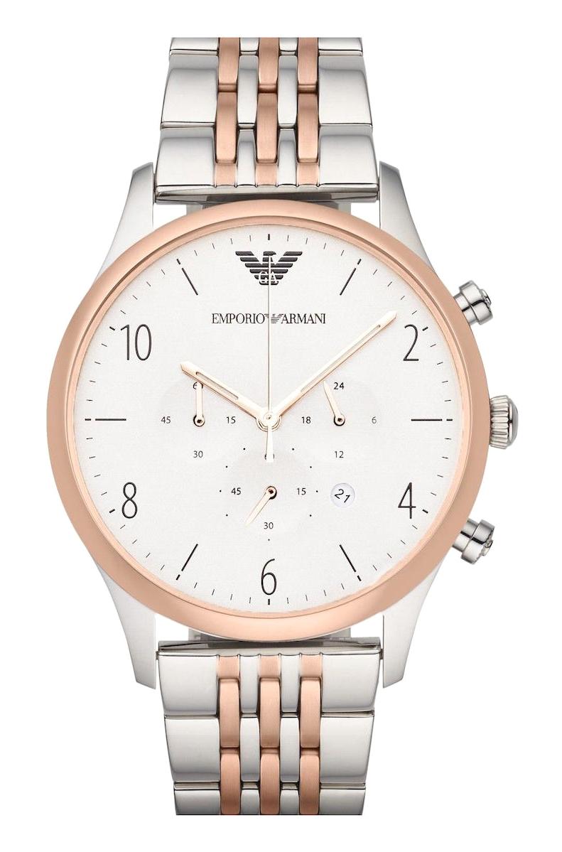 Emporio Armani AR1864 Takvimli 42 mm Çelik Kordon Analog Kol Saati
