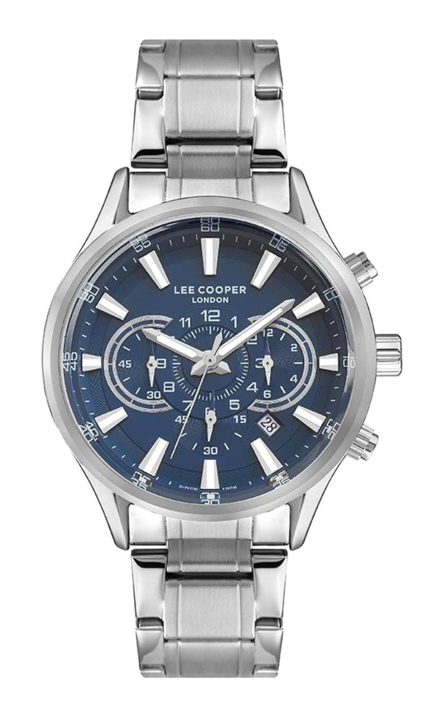 Lee Cooper LC07417.390 Takvimli 44 mm Çelik Kordon Analog Erkek Kol Saati