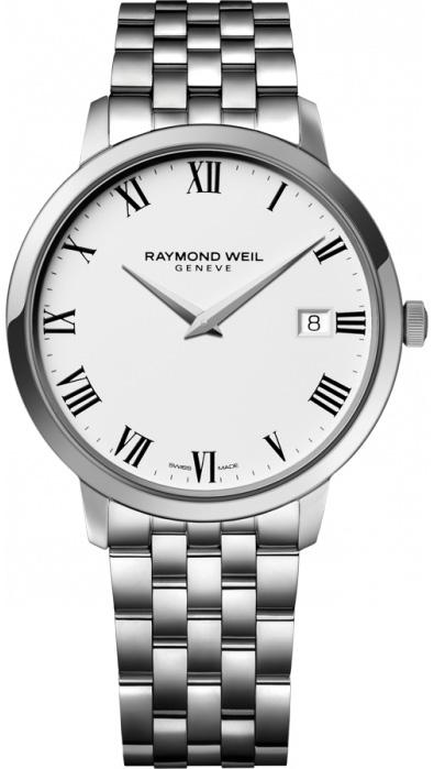 Raymond Weil 5588-ST-00300 Takvimli 42 mm Çelik Kordon Analog Kol Saati