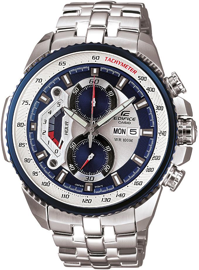 Casio EF-558D-2AVUDF Takvimli 49.3 mm Çelik Kordon Analog Kol Saati