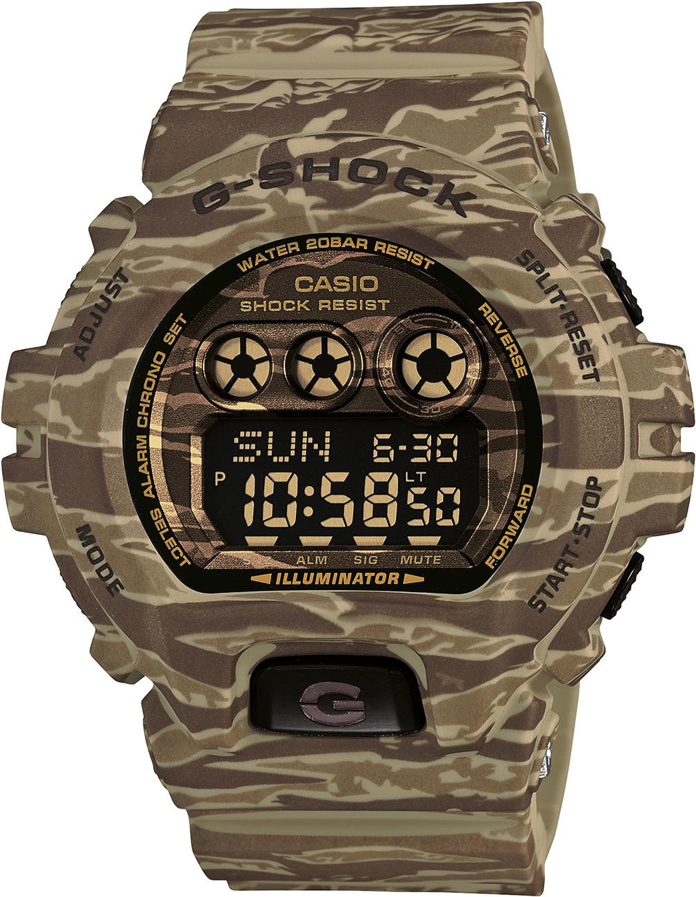 Casio GD-X6900CM-5D Takvimli Kahverengi Silikon Kordon Analog Kol Saati