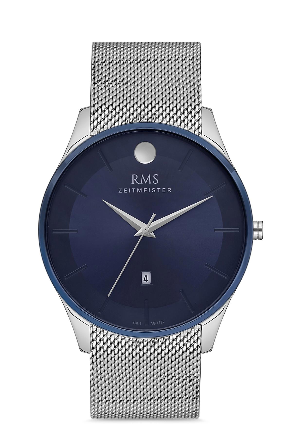 Romanson GR.1.AG1322.05 Takvimli 44 mm Metal Kordon Analog Erkek Kol Saati