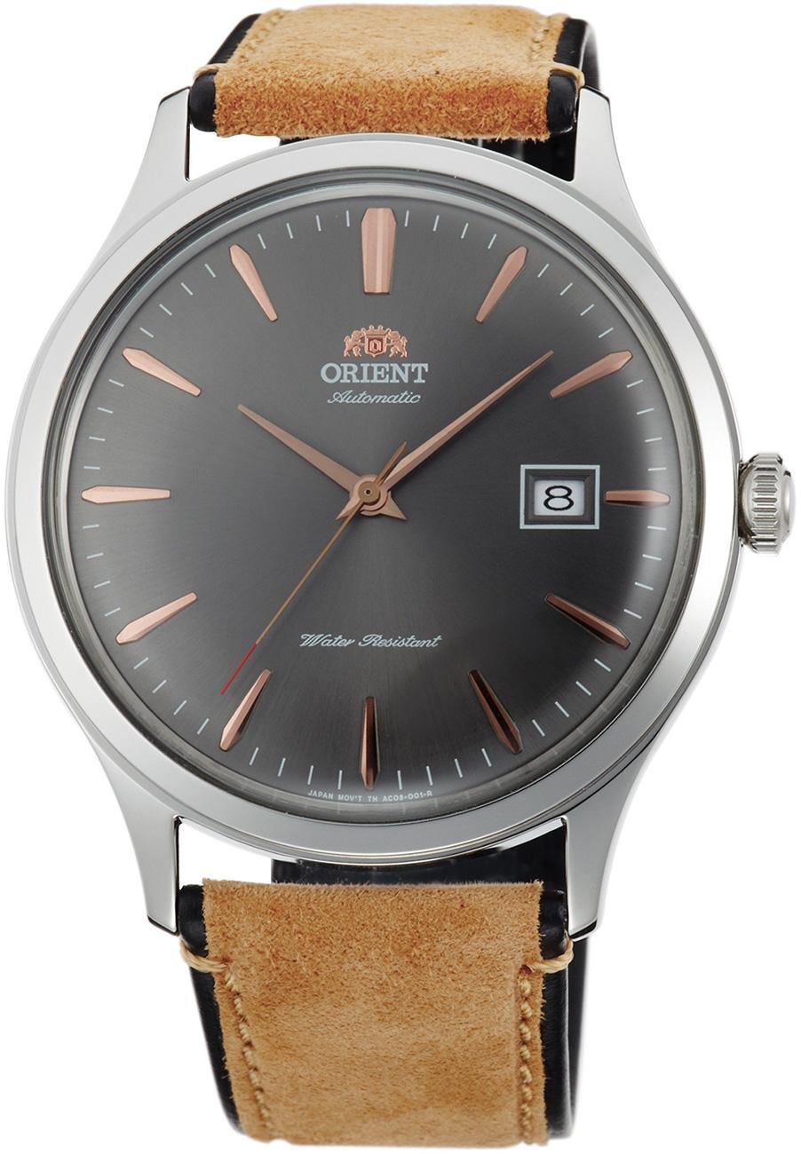 Orient FAC08003A0 Takvimli 42 mm Taba Deri Kordon Analog Kol Saati