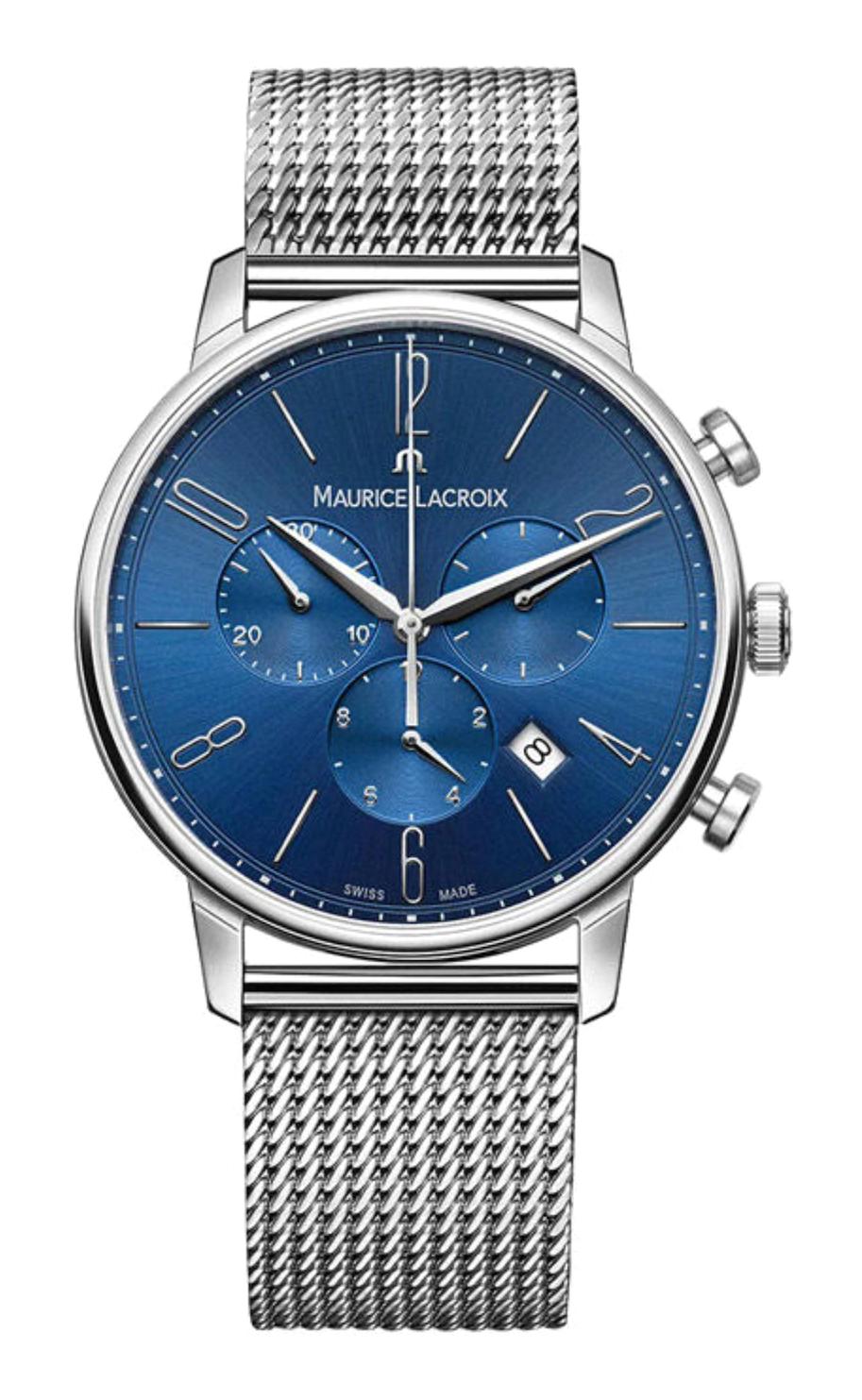 Maurice Lacroix ML-EL1098SS006420-1 Takvimli 40 mm Çelik Kordon Analog Kol Saati