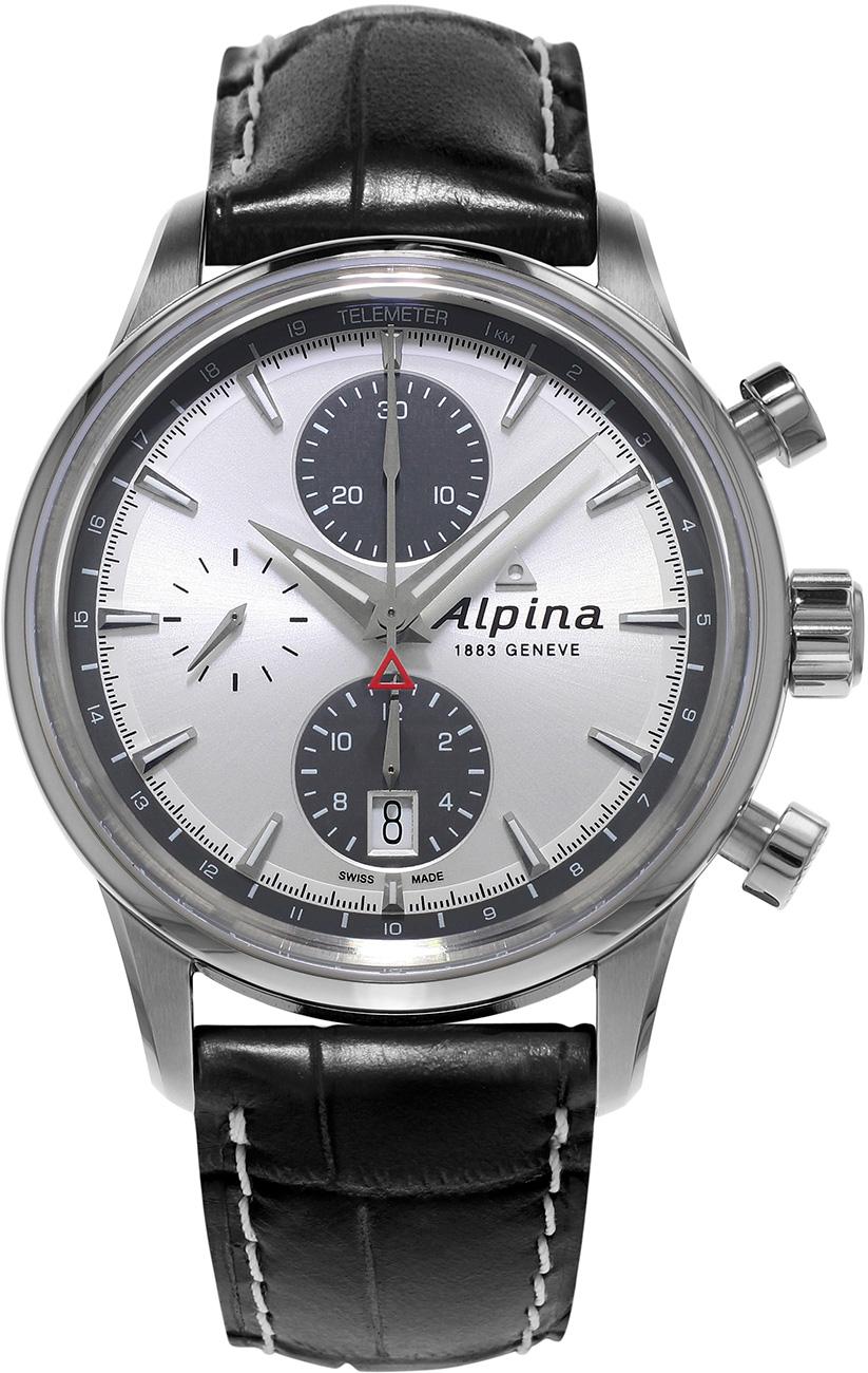Alpina AL750SG4E6 Takvimli 42 mm Siyah Deri Kordon Analog Kol Saati