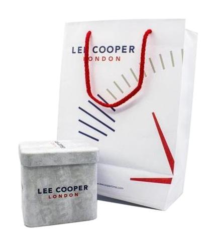 Lee Cooper LC07260.399 Takvimli 45 mm Lacivert Deri Kordon Analog Erkek Kol Saati