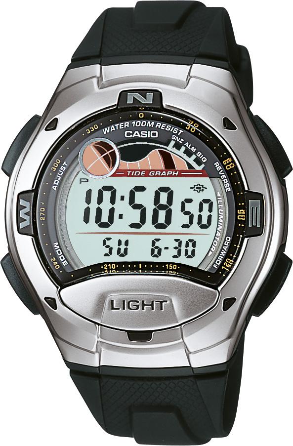 Casio W-753-1AVDF Takvimli 42 mm Siyah Çelik Kordon Dijital Erkek Kol Saati
