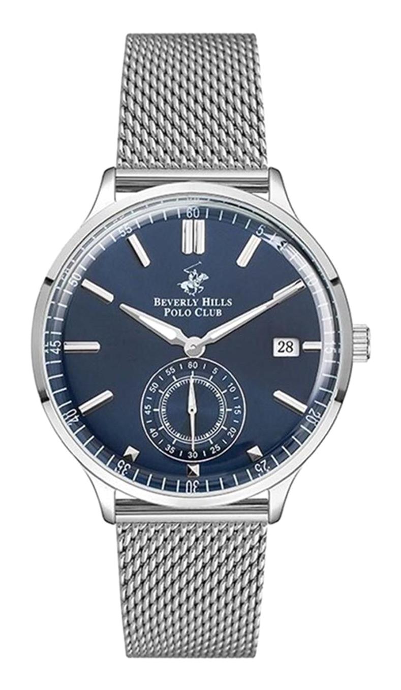Beverly Hills Polo Club BP3259X390 Takvimli 43 mm Çelik Kordon Analog Erkek Kol Saati