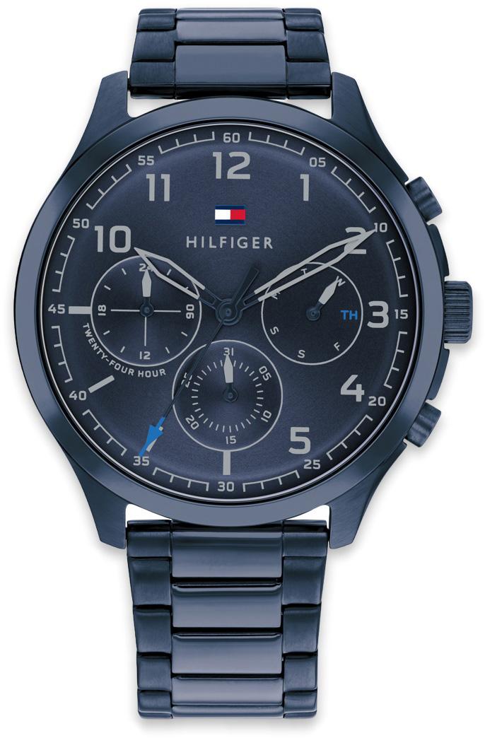 Tommy Hilfiger TH1791853 Takvimli 44 mm Lacivert Çelik Kordon Analog Kol Saati