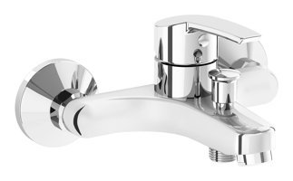 Artema Vitra Alegria A42916 Krom Çiftli Aç Kapa Yarı Ankastre Banyo Bataryası Gri
