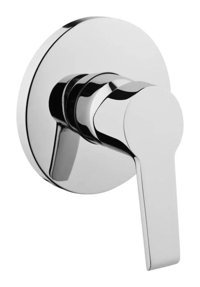 Artema Axe S A42244 Pirinç Aç Kapa Ankastre Yuvarlak Banyo Bataryası Gri