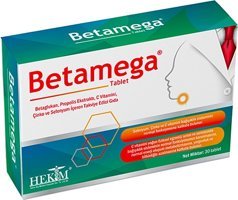 Betamega C Vitamini Ve Çinko Aromasız Yetişkin Vitamin 30 Tablet