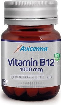 Avicenna Vitamin B12 Aromasız Yetişkin Vitamin 100 Tablet