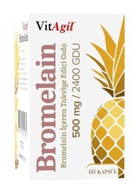 Vitagil Bromelain Ananas Yetişkin Vitamin 60 Kapsül