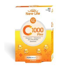 New Life Vıtamın C Complex Aromasız Yetişkin Vitamin 30 Kapsül