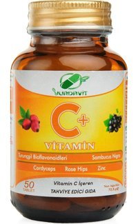 Yurdavit Vitamin C+ Kuşburnu - Karamürver Yetişkin Vitamin 50 Tablet