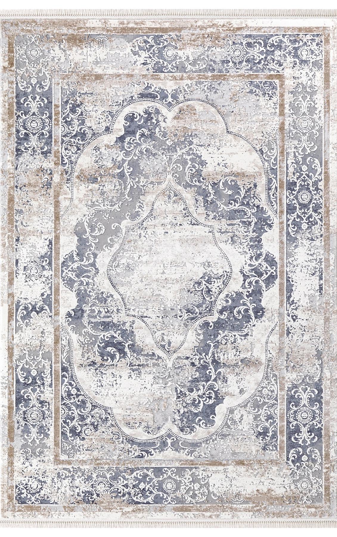 Dinarsu Arora 31889 Çok Renkli 11 mm Akrilik Silinebilir Yıkanabilir Orta Kaymaz Dikdörtgen Makine Dokuma Oturma Odası-Salon Halısı 80x150 cm