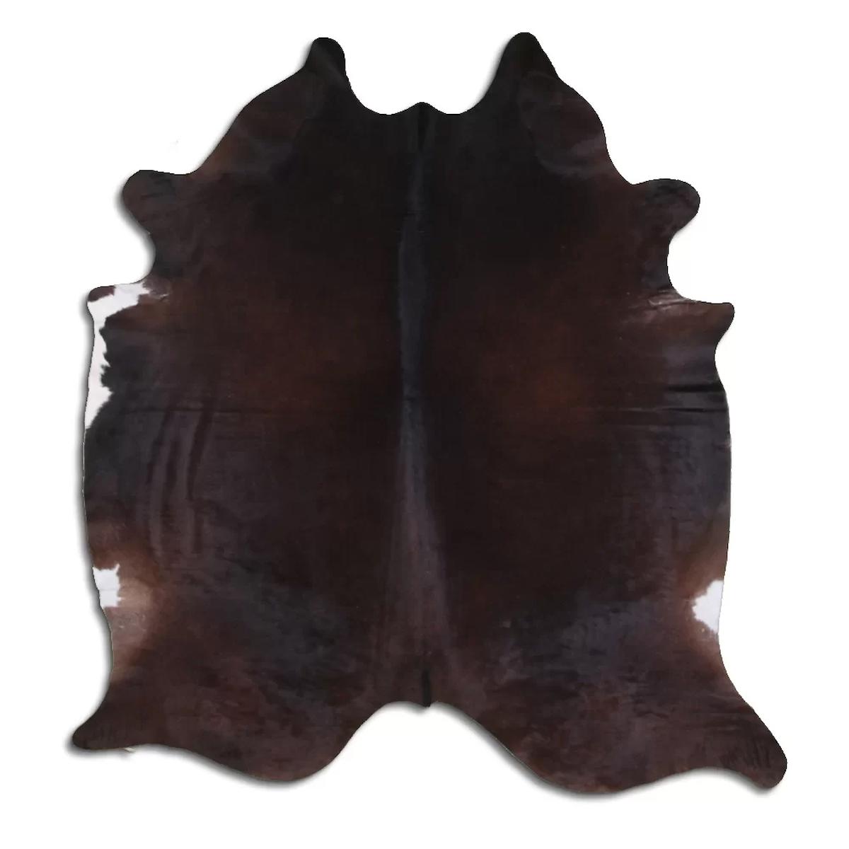 Fiesta Leather Art 57629 Çok Renkli 51 mm Deri Toz Tutmaz Yıkanabilir İnce Kaymaz Deri Taban Oval Makine Dokuma Salon Halısı 160x180 cm