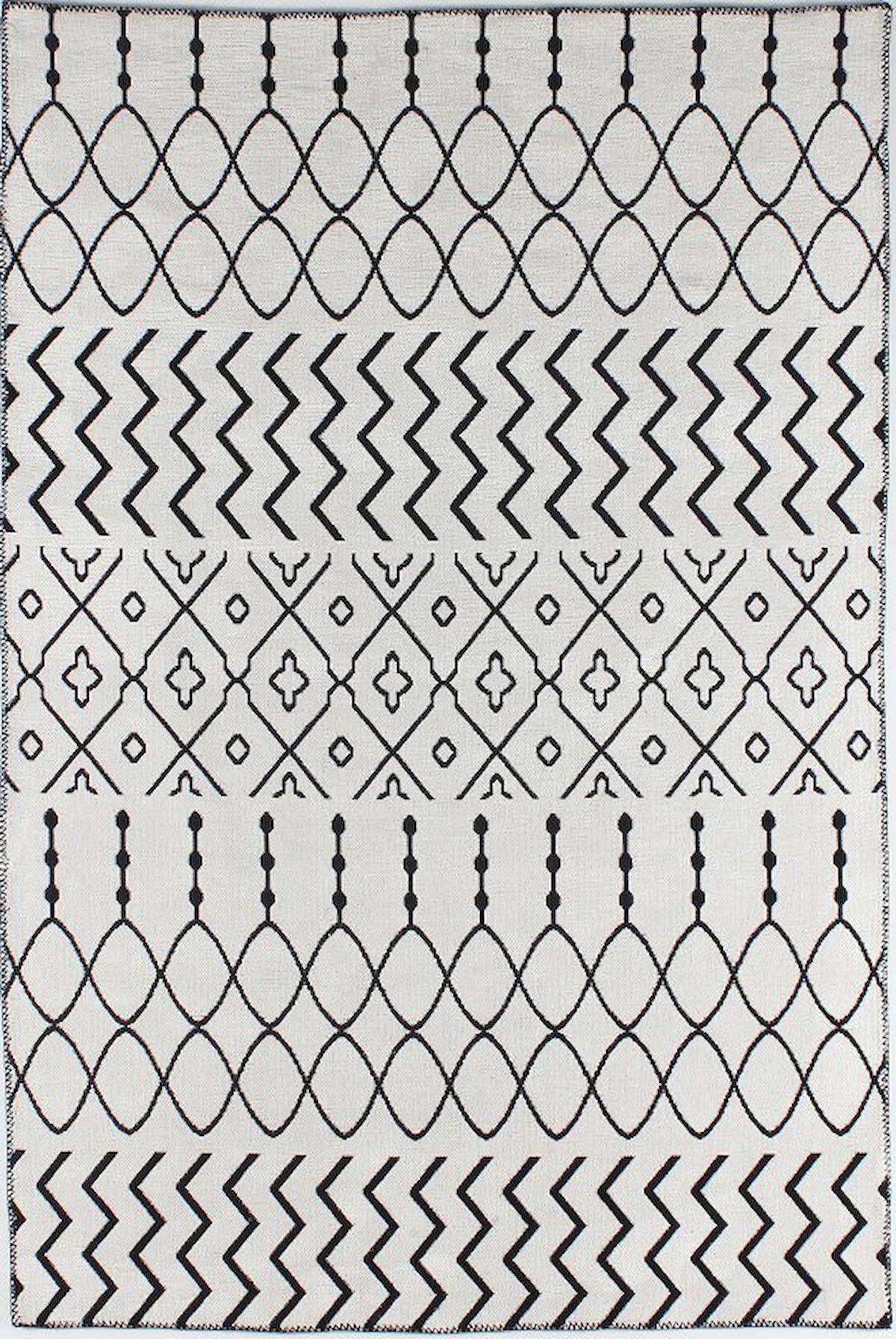 Kreasyon Halı Wellsoft A0044 Krem Yıkanabilir İnce Pamuk Taban Dikdörtgen Makine Dokuma Salon Halısı 80x150 cm