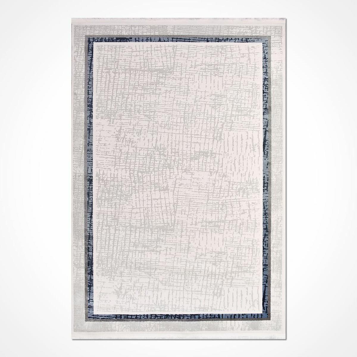Crea Halı Filika 11255 Krem 8 mm Akrilik Toz Tutmaz Yıkanabilir İnce Dikdörtgen Makine Dokuma Salon Halısı 80x100 cm