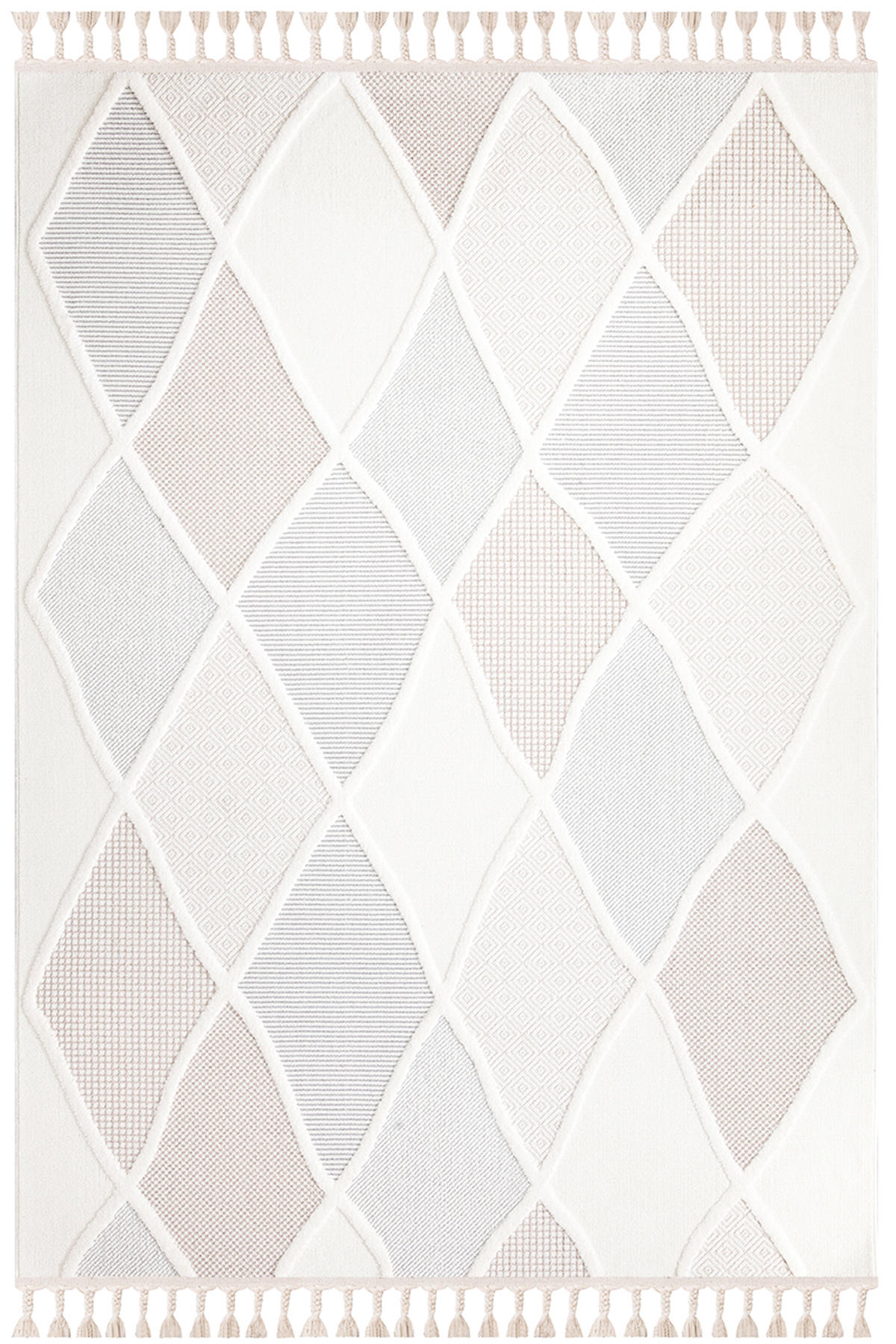 İpek Home Lux 11711 Çok Renkli 11 mm Polyester Yıkanabilir Orta Kaymaz Pamuk Taban Dikdörtgen Makine Dokuma Antre-Çocuk Odası-Salon-Yatak Odası Halısı 100x150 cm